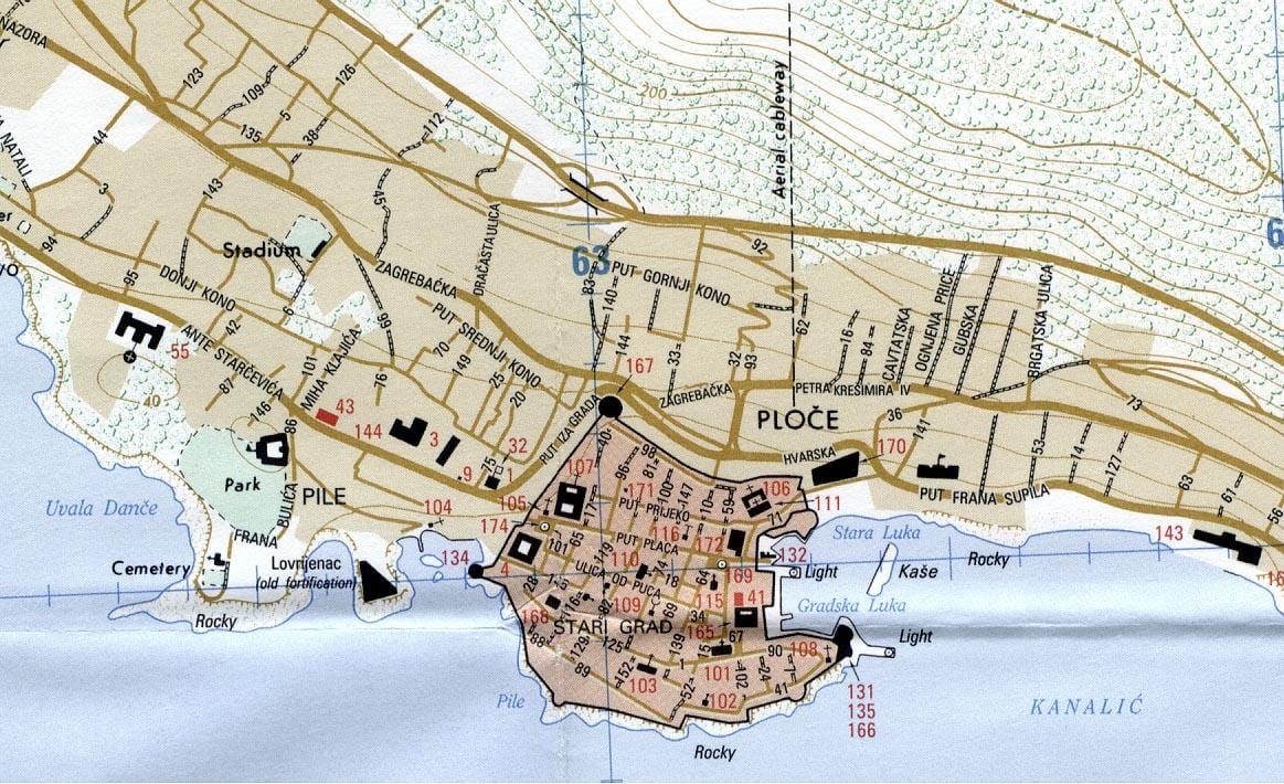 mapa de rijeka, croácia