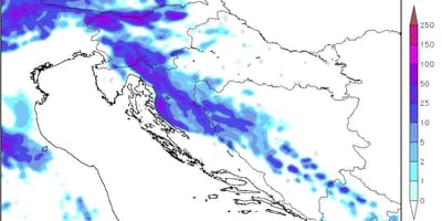 Mapa da croácia radar