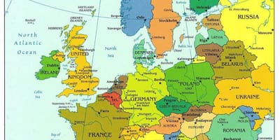 Mapa mostrando a croácia
