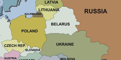 Mapa de croácia e países vizinhos