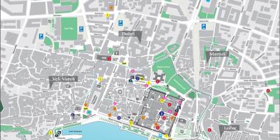 A croácia mapa - Mapas Croácia (Sul da Europa - Europa)